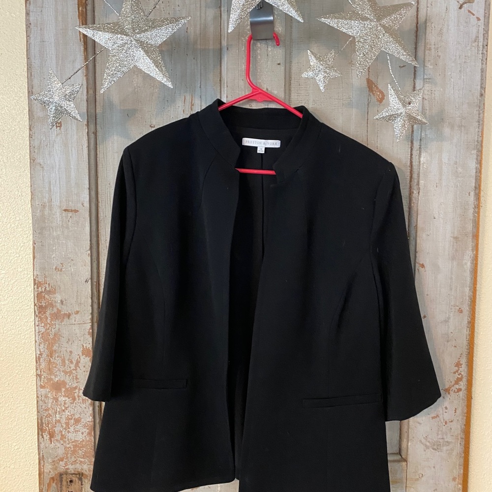 Preston & York black blazer